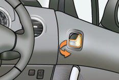 Pull the interior control lever of a front door; this unlocks the vehicle completely.