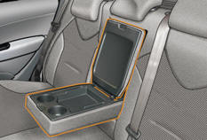 Lower the rear armrest for a more comfortable position.