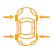 This warning lamp is displayed on the instrument panel and/or a message appears