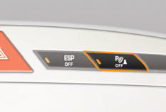 The function is deactivated by pressing this button. The indicator lamp in the