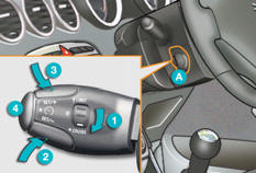 The controls of this system are grouped together on stalk A .