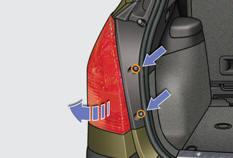 unclip the lamp connector, separate the five tabs and remove the bulb holder,