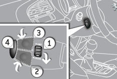 1. Cruise control mode Selection / Off.