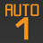 AUTO and 1 or R appear in the instrument panel screen.