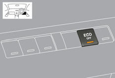 In the event of a fault with the system, the "ECO OFF" switch warning lamp fl