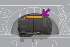 The kit is stowed in the boot under the floor. It is installed in the tool box,