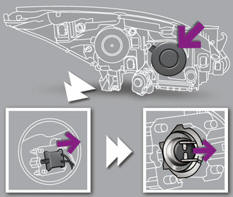 Remove the protective plastic cover by pulling on the tab.