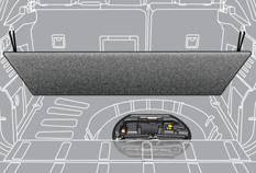 The towing eye is installed in the boot under the floor.