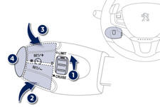 1. Selecting speed limiter mode.