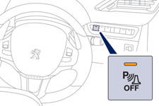 The function is deactivated by pressing this switch. The indicator lamp in the