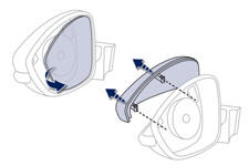 Changing integrated direction indicator side repeater bulbs