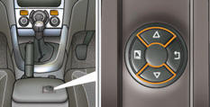 Press the up and down arrows on the instrument panel navigator , associated with