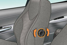 Table position for front passenger