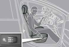 Table position, front passenger seat