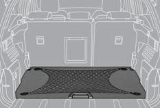 Hooked onto the stowing rings on the movable boot floor, the luggage retaining